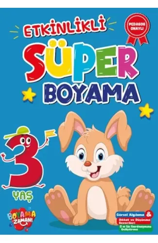 Etkinlikli Süper Boyama 3 Yaş