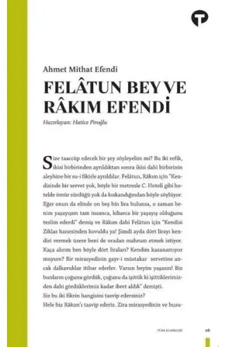Felatun Bey ve Rakım Efendi
