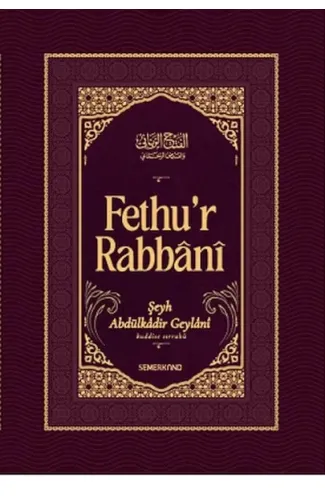 Fethur Rabbani-Abdülkadir Geylani