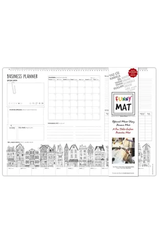 Funny Mat - Çalışma Masam (Business Planer - Büyük Boy) - 68x48cm