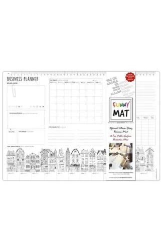 Funny Mat - Çalışma Masam (Business Planer - Küçük Boy) - 33,5x48cm