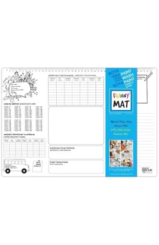 Funny Mat - Çalışma Masam (My Desk - Küçük Boy) - 33,5x48cm