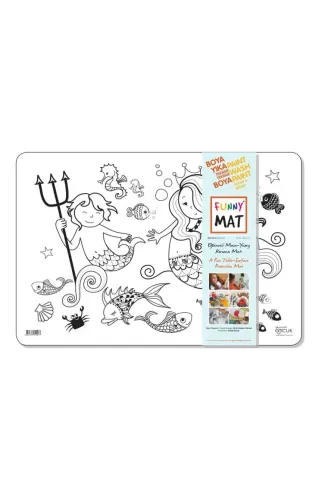 Funny Mat - Deniz Kızı - 33,5x48cm