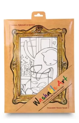 Funny Mat - Henrı Matısse The Cat Wıth Red Fısh 25 X 35 Cm