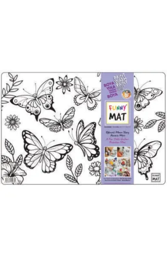 Funny Mat - Kelebekler 33,5x48cm