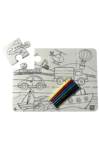 Funny Mat - Taşıtlar 30 X 40 Cm