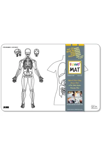 Funny Mat - Vucudumuz 33,5x48cm