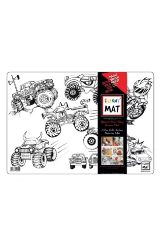 Funny Mat- Canavar Kamyonetler - 33,5x48cm