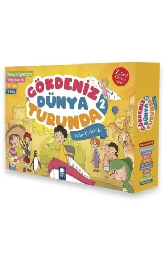 Gökdeniz Dünya Turunda 2 - 2.Sınıf Okuma Seti (10 Kitap Takım)