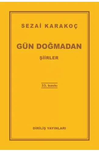 Gün Doğmadan