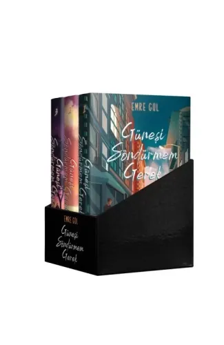 Güneşi Söndürmem Gerek Kutulu Set 3 Kitap Takım (Ciltli-İmzalı)