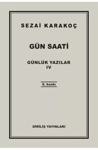 Günlük Yazılar 4 - Gün Saati