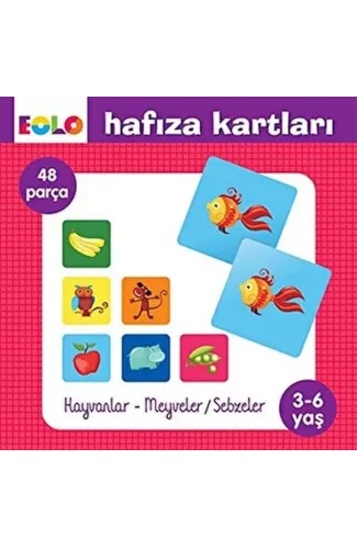 Hafıza Kartları-Hayvanlar - Meyveler&Sebzeler