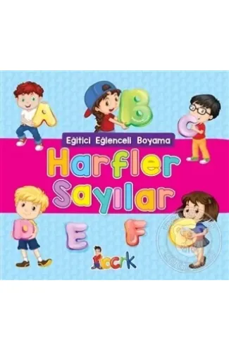 Harfler Sayılar - Eğitici Eğlenceli Boyama