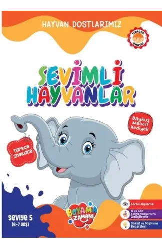 Hayvan Dostlarımız - Sevimli Hayvanlar Seviye 5 (6-7 Yaş)