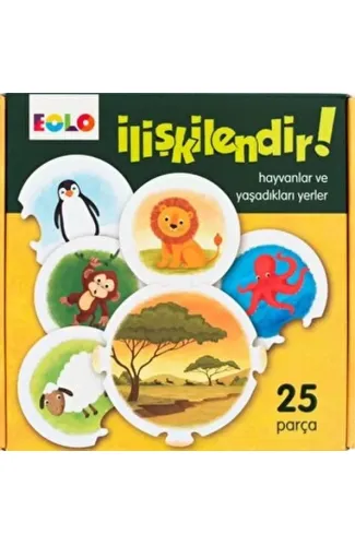 İlişkilendir!-Hayvanlar ve Yaşadıkları Yerler