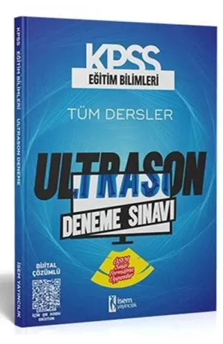 İsem 2022 KPSS Eğitim Bilimleri ÖSYM Tarzı UltraSon Deneme Sınavı