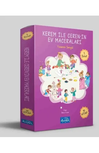 Kerem ile Ceren’in Ev Maceraları 10 Kitap Set