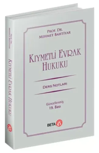 Kıymetli Evrak Hukuku Ders Notları