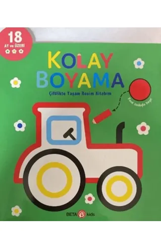 Kolay Boyama Çiflikte Yaşam Resim Kitabım