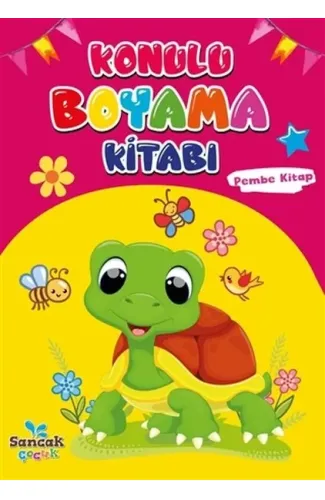 Konulu Boyama Kitabı - Pembe Kitap