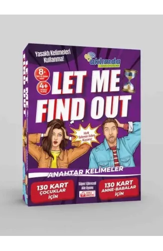 Let Me Find Out (Anahtar Kelimeler)