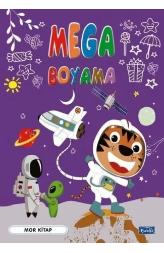 Mega Boyama Mor Kitap