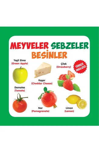 Meyveler - Sebzeler - Besinler  Türkçe-İngilizce