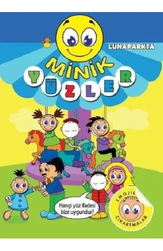 Minik Yüzler - Lunaparkta - Emojilerle Çıkartmalar