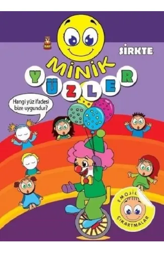 Minik Yüzler - Sirkte - Emojilerle Çıkartmalar