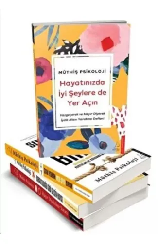 Müthiş Psikoloji 3 Kitap Set Defter Hediyeli