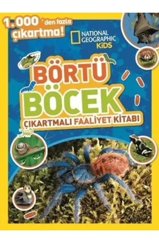 National Geographic Kids Börtü Böcek Çıkartmalı Faaliyet Kitabı
