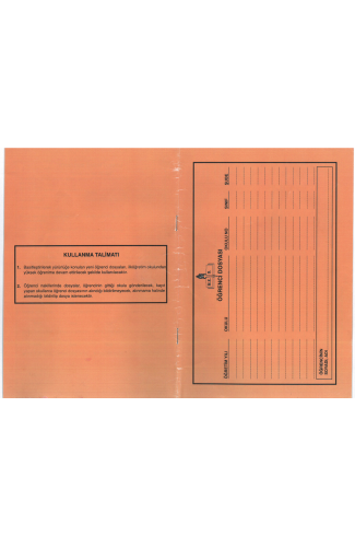 ÖGRENCİ KAYIT DOSYASI