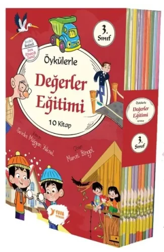 Öykülerle Değerler Eğitimi 3. Sınıflar İçin 10 Kitap Set