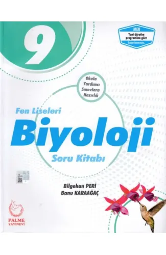 Palme 9.Sınıf Fen Liseleri Biyoloji Soru Kitabı (Yeni)