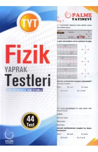 Palme TYT Fizik Yaprak Testleri (Yeni)