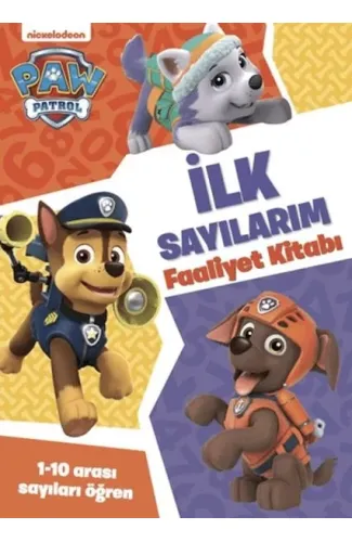 Paw Patrol - İlk Sayılarım Faaliyet Kitabı