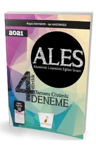 Pelikan 2021 ALES Dörtlük Tamamı Çözümlü Deneme (Yeni)