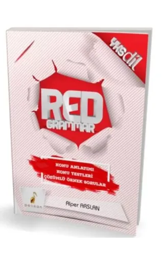 Pelikan YKS Dil RED Grammar Konu Anlatımı Konu Testleri Çözümlü Örnek Sorular