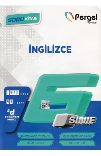 Pergel 6. Sınıf İngilizce Soru Kitabı (Yeni)