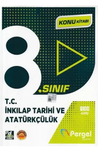 Pergel 8. Sınıf T.C. İnkılap Tarihi ve Atatürkçülük Konu Kitabı (Yeni)