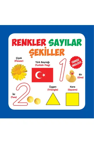 Renkler - Sayılar - Şekiller Türkçe-İngilizce