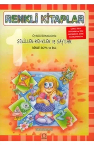 Renkli Kitaplar-Şekiller-Renkler ve Sayılar