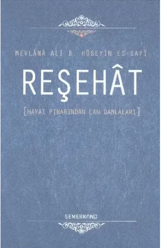 Reşehat (Ciltli)