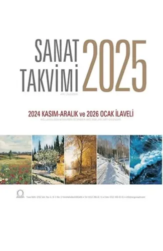 Sanat Takvimi 2025 Duvar Takvimi