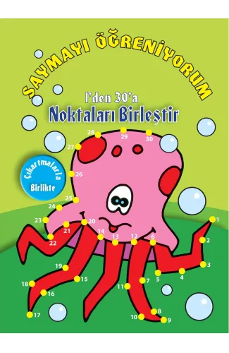 Saymayı Öğreniyorum 1'den 30'a Noktaları Birleştir