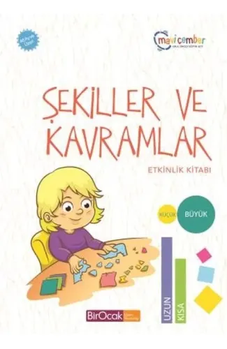 Şekiller ve Kavramlar Etkinlik Kitabı - Mavi Çember (48 Ay ve Üzeri)