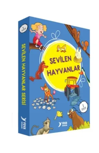 Sevilen Hayvanlar Serisi 1. Sınıf Düz Yazılı 10 Kitap