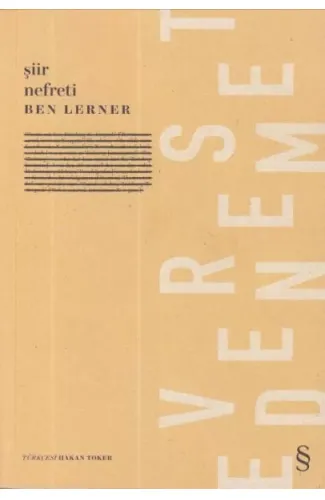 Şiir Nefreti Ben Lerner