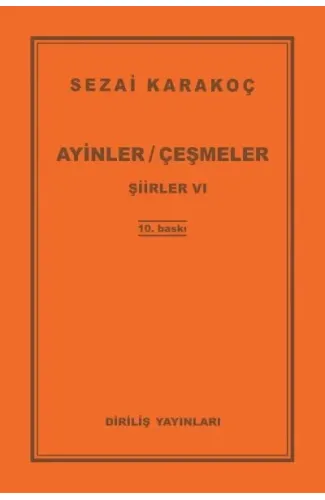 Şiirler 6 - Ayinler Çeşmeler